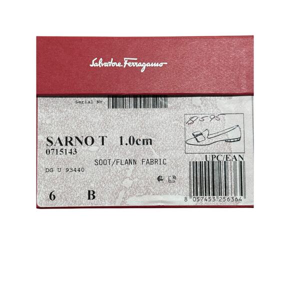 Salvatore Ferragamo Sarno Velvet Bow Flower Heel Loafers sz. 6B - Picture 12 of 12